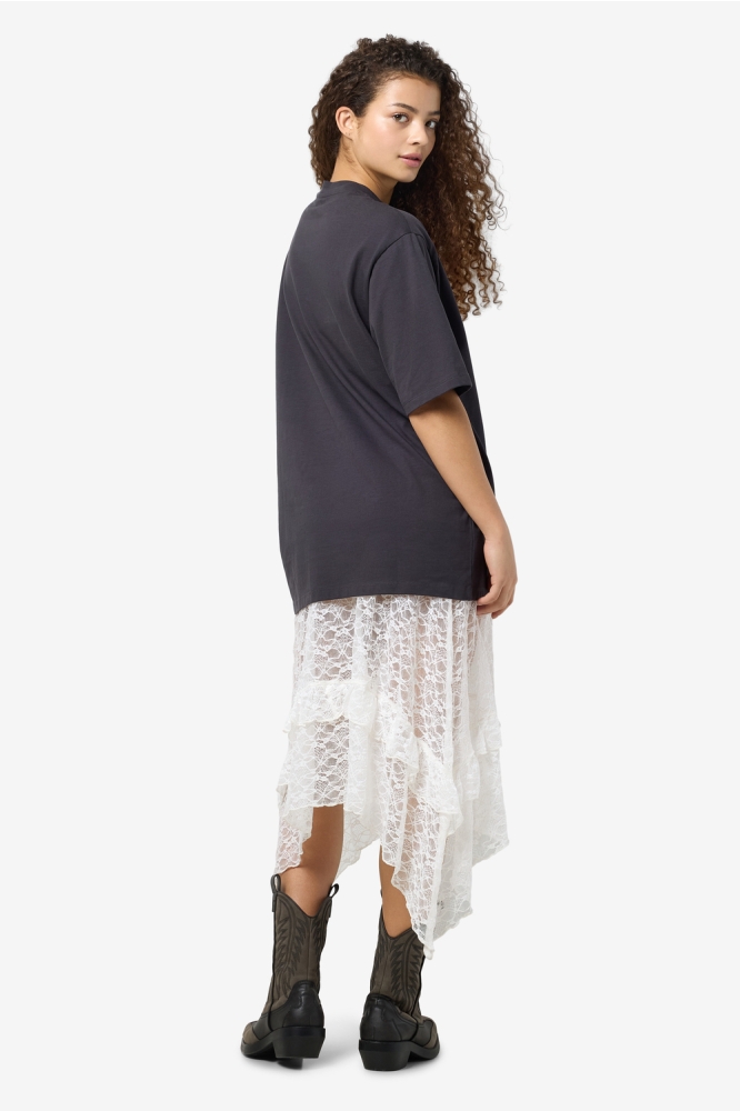 NMKOKOON S/S PRINTED T-SHIRT JRS 27034437 OBSIDIAN/BONBON